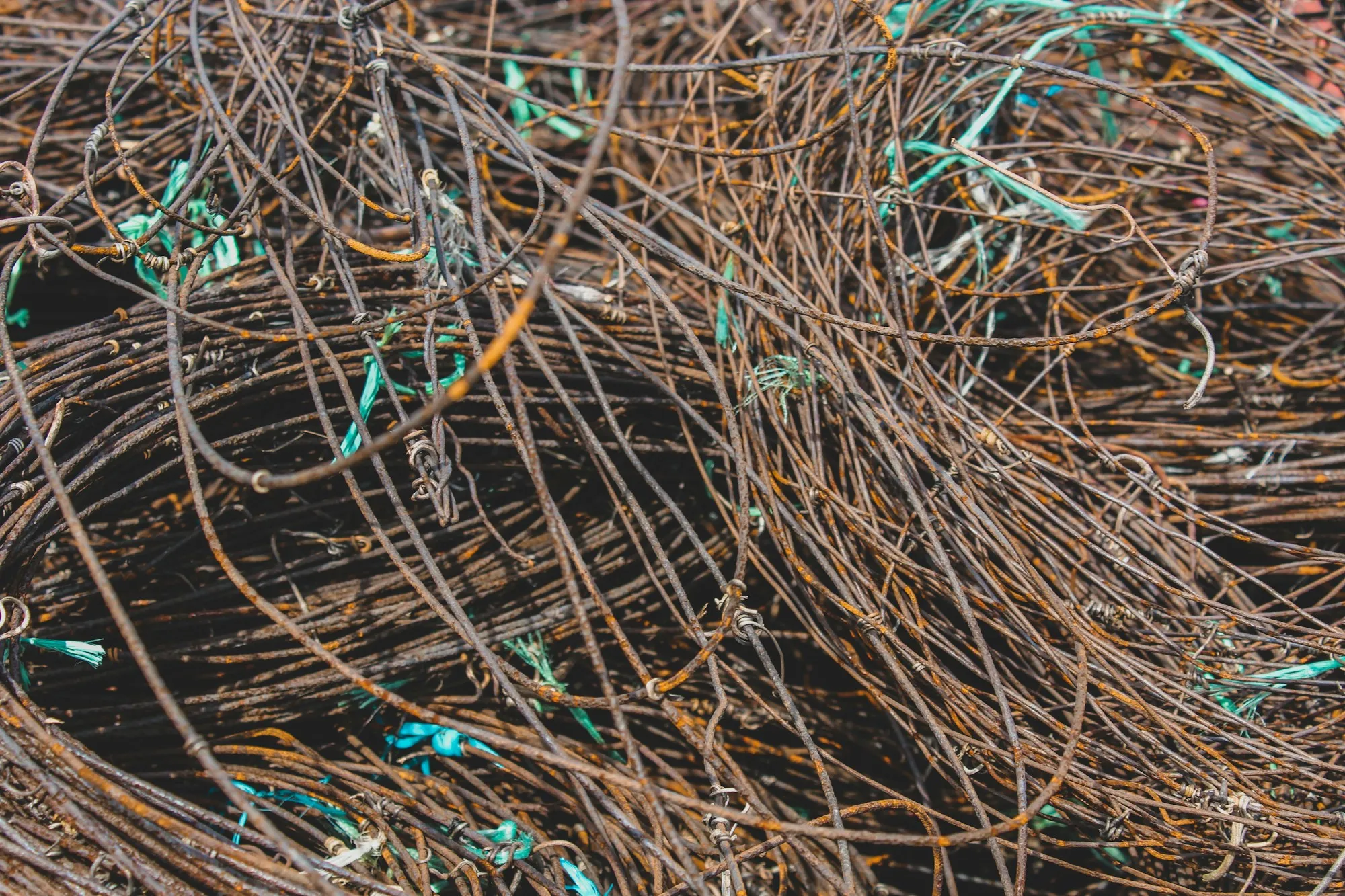 Pile of copper wire scrap for recycling Stevenage Scrap Metal Ltd Stevenage