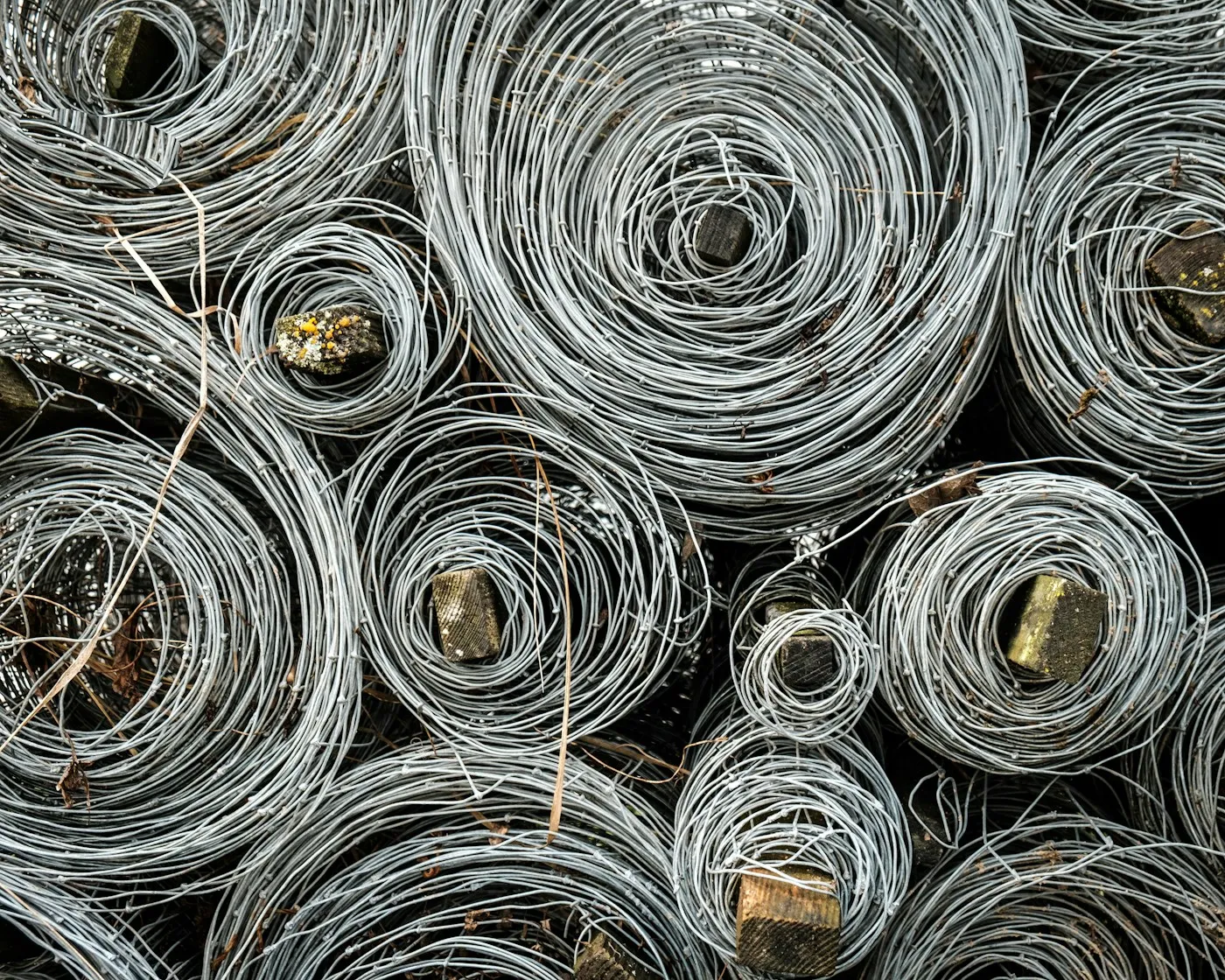 Coils of cable and wire for recycling Stevenage Scrap Metal Ltd St Albans